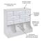 Badger Basket White Baskets & Bins Storage Station